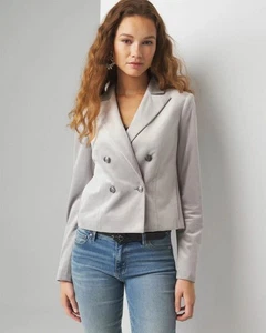 NUEVO BLAZER MERCURIO TERCIOPELO RECORTADO MERCADO NEGRO CASA BLANCA TALLA 12  - Imagen 1 de 15