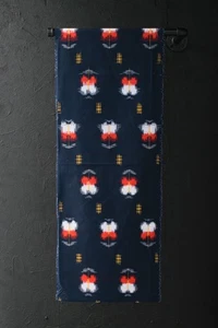 Japanese Fabric Wool Textile Vintage Kimono Antique Patch Woven 38.6"/KIP42/75 - Picture 1 of 10