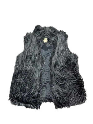 Michael Michael Kors Raccoon Faux Fur Vest - Image 1 of 4