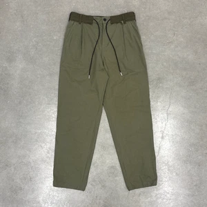 Sacai 2021 Drawstring Cotton Trousers Sz 32 Military Pants Made in Japan RARE - Picture 1 of 16