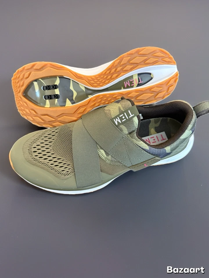 Zapato de ciclismo Tiem Slipstream negro interior spinning ciclismo zapatillas para mujer talla 8,5 Foto 1 de 1