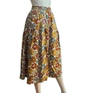 Hayden Retro Midi-Maxirock elastischer Bund Blumen Größe S - Bild 1 von 6