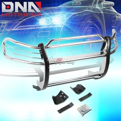 FOR 96-00 TOYOTA RAV4 XA10 SUV CHROME STAINLESS STEEL FRONT GRILL GUARD FRAME - Image 1 of 4