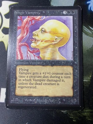 Sengir Vampire Beta MTG Light Play Condition - Image 1 of 4