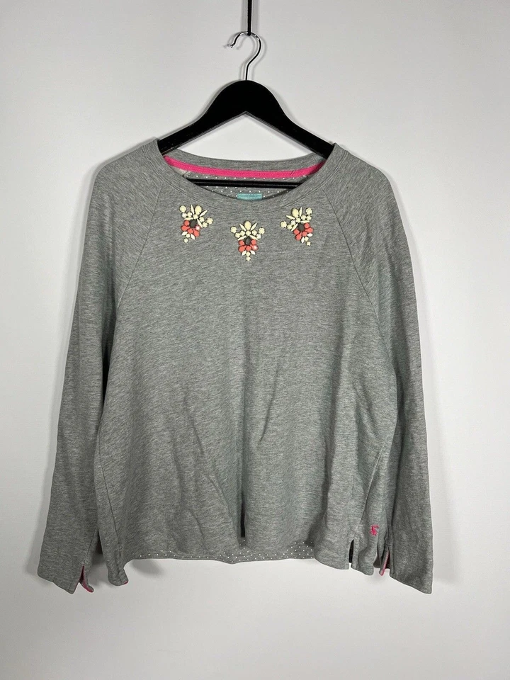 Sudadera JOULES T_PRUDENCE - UK18 - Gris - Excelente Estado - Mujer’s Foto 1 de 4