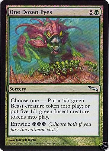 MTG - Mirrodin - One Dozen Eyes - Foil - NM - Image 1 of 1