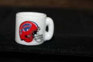 Buffalo Bills Miniature 1 1/4" Collectible NFL Coffee Mug Cup Shot Glass - Picture 1 of 2