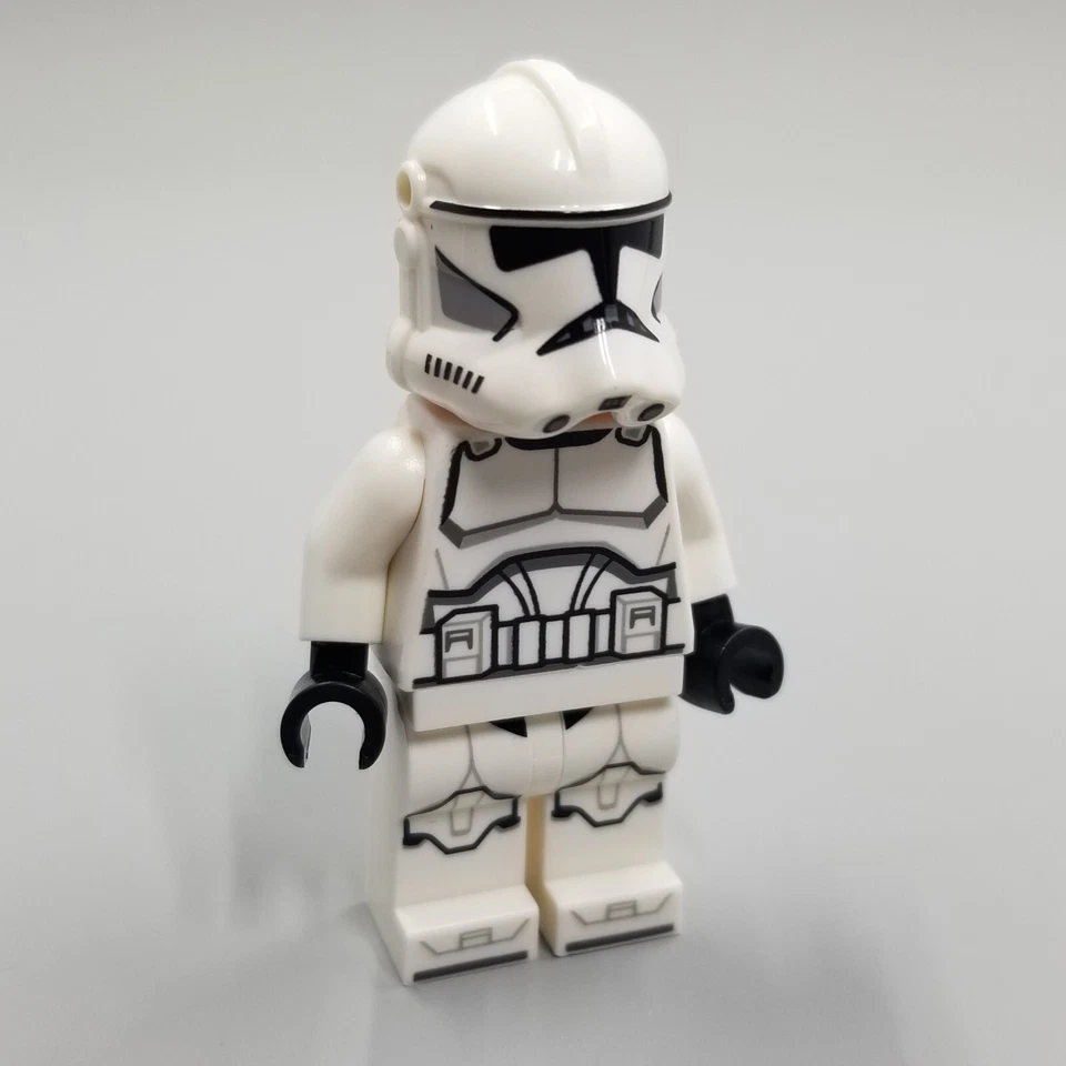 Lego Star Wars Mini Figures Lot 75372 3 Clone Troopers 2 Battle Droids Speeder