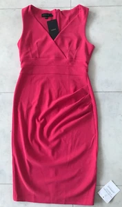 Brand New Vesper 247 Coral Pink Plunge Nicole dress – size 12 - Picture 1 of 4