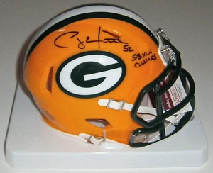 PACKERS Clay Matthews signed Speed mini helmet w/ SB XLV Champs JSA COA AUTO - Picture 1 of 3