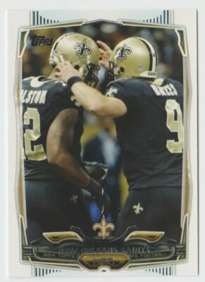 2014 Topps Football #99 New Orleans Saints - Drew Brees - Image 1 of 2