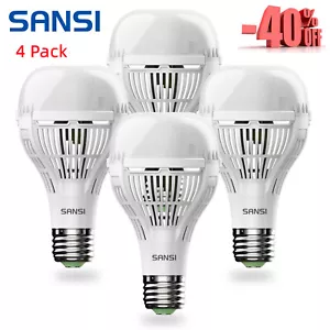 4Pack SANSI 150W Equiva LED Bulbs 2500LM Super Bright Light Bulbs 5000K Daylight - Picture 1 of 10