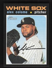 2020 Topps Heritage   Alex Colome #377 Chicago White Sox