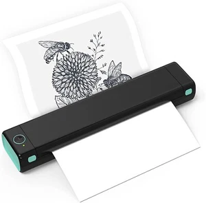 Portable Wireless A4 Bluetooth Thermal Inkless Printer Phomemo M08F Printer US - Picture 1 of 15