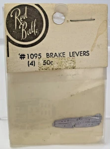 Red Ball Castings 1095 HO Scale Brake Levers 4/pk NIP - Picture 1 of 3