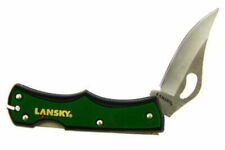 Lansky Lockback Folding Pocket Knife 2 Green 1 Orange STIHL