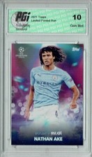 Nathan Ake 2021 Topps Aoki's Football Festival Rare Trading Card PGI 10