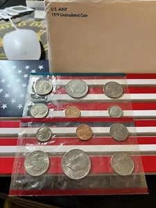 Juego de 12 monedas P&D 1979 como nuevas sin circular con sobre original OGP - Imagen 1 de 2