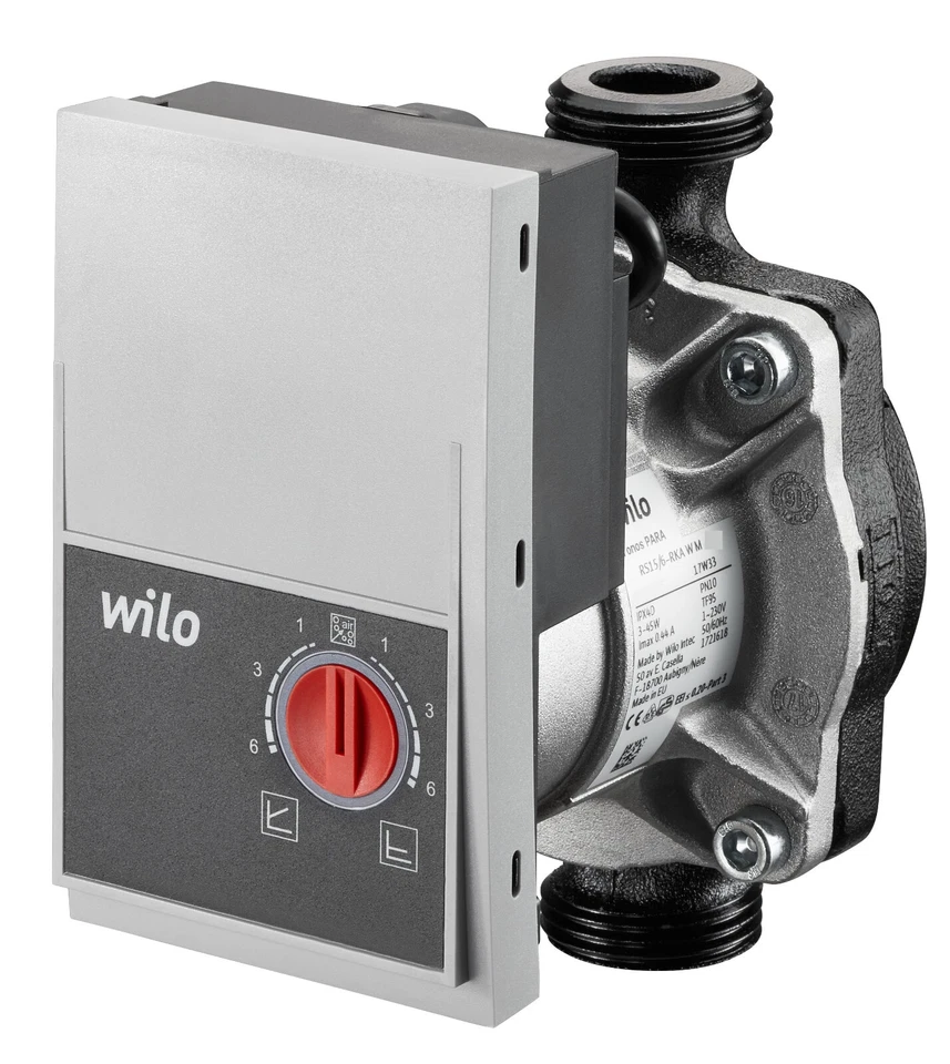 Pompa Circolatore Wilo alta efficenza elettronica Yonos Para RS15/6 1"-130mm