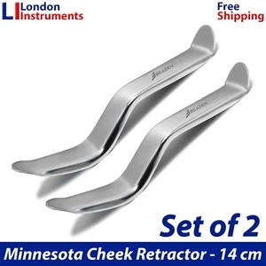 Minnesota Retrattore Guancia Lingua Labbra Retrattori Strumenti Impianto Chirurgico Dentale X2 - Foto 1 di 6