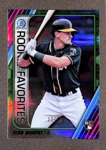 2020 Bowman Chrome #ROYF-SM Sean Murphy ROY Favorites RC Green Refractor SP /99 - Picture 1 of 3