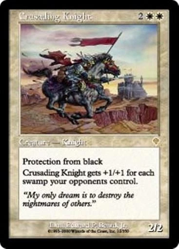MTG - CRUSADING KNIGHT - Invasion (R) - Image 1 of 1