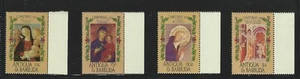 Antiqua/Barbuda Sc 905-8 Christmas Religious Painting, Madonna, Nativity, Temple - Bild 1 von 5