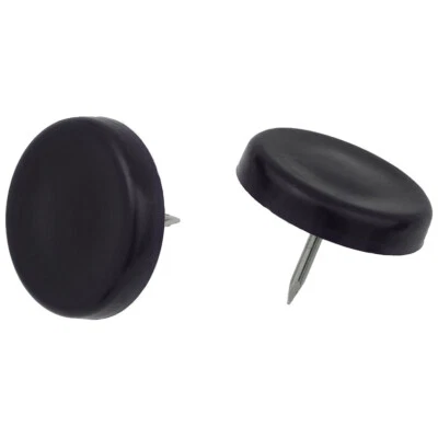 Möbelgleiter Ø15mm mit Nagel Kunststoff Möbelfüße Bodengleiter Stuhlgleiter - Bild 1 von 2