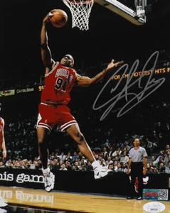 Dennis Rodman Chicago handsigniertes Foto 8x10 PIA - Bild 1 von 1
