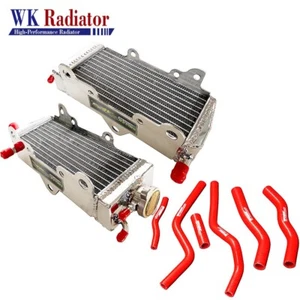 Aluminum Radiator&Red Hose for 1990-1997 HONDA CR125R CR125 1991 1992 1993 94 95 - Picture 1 of 11