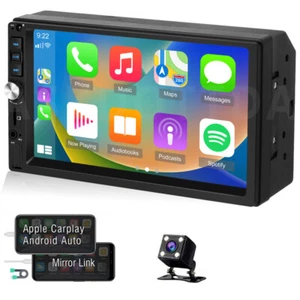 7" Autoradio Apple Carplay Android Auto Touchscreen Bluetooth Doppel 2DIN Kam - Bild 1 von 16