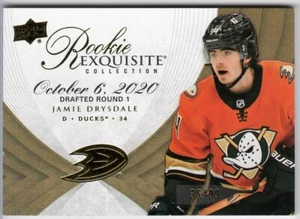 2021-22 Exquisite Collection Rookies Gold Jamie Drysdale #07R-JD Ducks SN# /99 - Picture 1 of 1