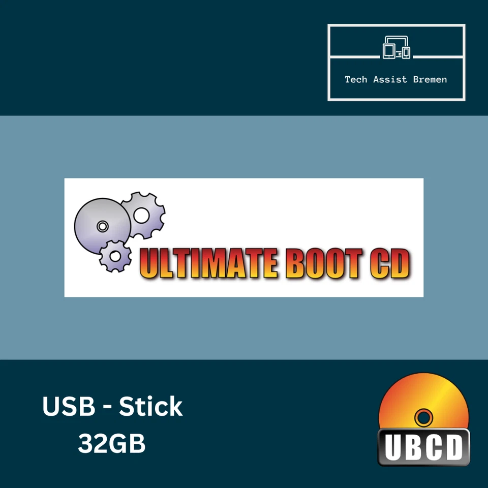 Ultimate Boot & Reparatur USB Stick – PC-Notfall & Datenrettung, PC Erste Hilfe - Bild 1 von 4