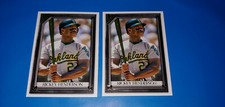 294: 2021 Topps Gallery Rickey Henderson #137 Oakland Athletics, Lot of 2