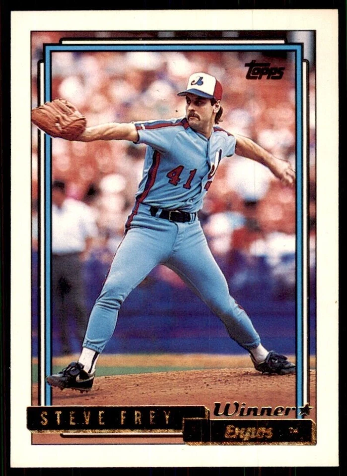 1992 Topps Gold Winners Steve Frey Baseball Cards #174 - Image 1 of 2