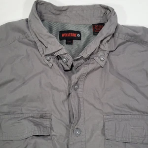 Wolverine Herren Large grau Kurzarm belüftet Outdoor Wanderhemd - Bild 1 von 10