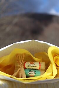 4 Wrapped, Sweet, Beeswax Chapstick, Homemade, Authentic, Daddy's Bees