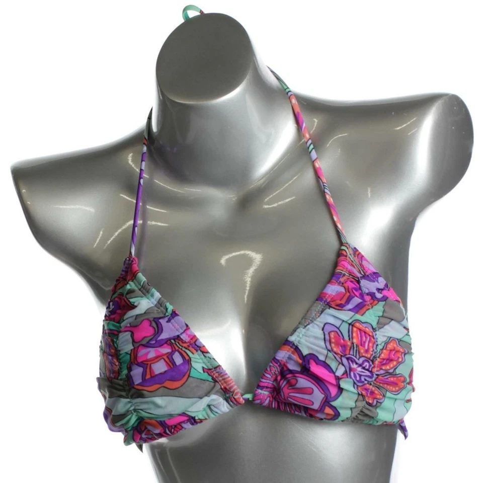 Изюм новый женщин L зеленый мульти цветочный бикини верхний купальный костюм женщин бикини $50 - Изображение 1 из 4