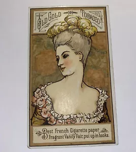 Vintage American Tobacco Co-Old Gold-Pink-Women's Love-Nice Card Collectible - Picture 1 of 4