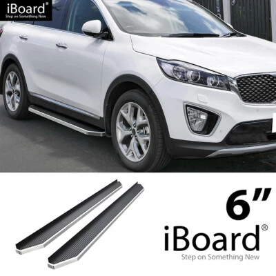 APS Running Board Polished 6" Fit KIA Sorento 16-20 Foto 1 de 4