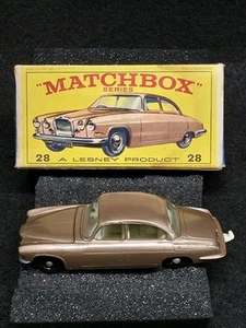 Matchbox 1-75 Regular Wheels #28 Mark Ten Jaguar with Original E3 Box - Picture 1 of 11