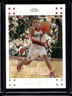 2007-08 Topps Chrome Jarrett Jack Refractor #/999 Trail Blazers - Image 1 of 2