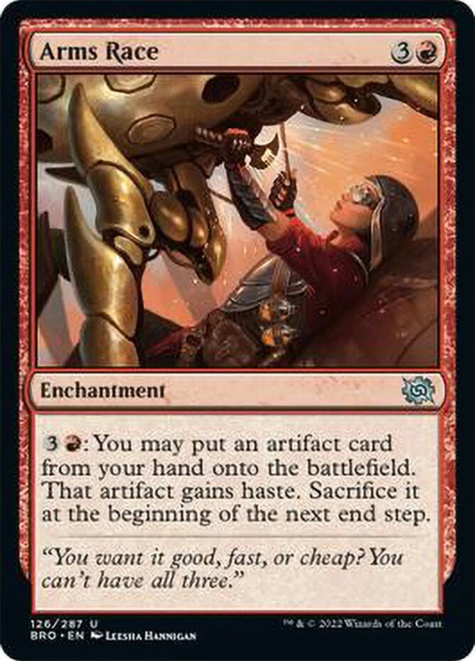 x1 Arms Race - The Brothers' War - NM - MTG - Image 1 of 1