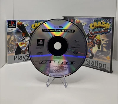 Playstation 1  Spiel "Crash Bandicoot 3 - Warped", komlett mit Hülle und Anleitg - Bild 1 von 4