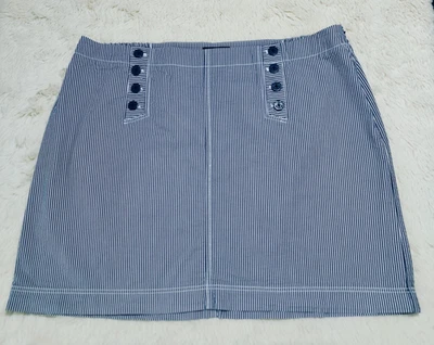 Talbots Skirt Women’s Size 22W Skirt / Skort Navy White Stripe Nautical NWOT - Image 1 of 4