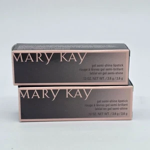 2 - Mary Kay Gel Semi-Shine Lipstick Naturally Buff Chamois 094608 NIB .13 Oz - Picture 1 of 3