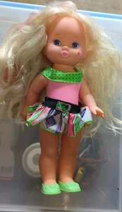 VTG Mattel Lil Miss Magic Hair Doll Pink Bodysuit Green. Read Description  - Picture 1 of 9