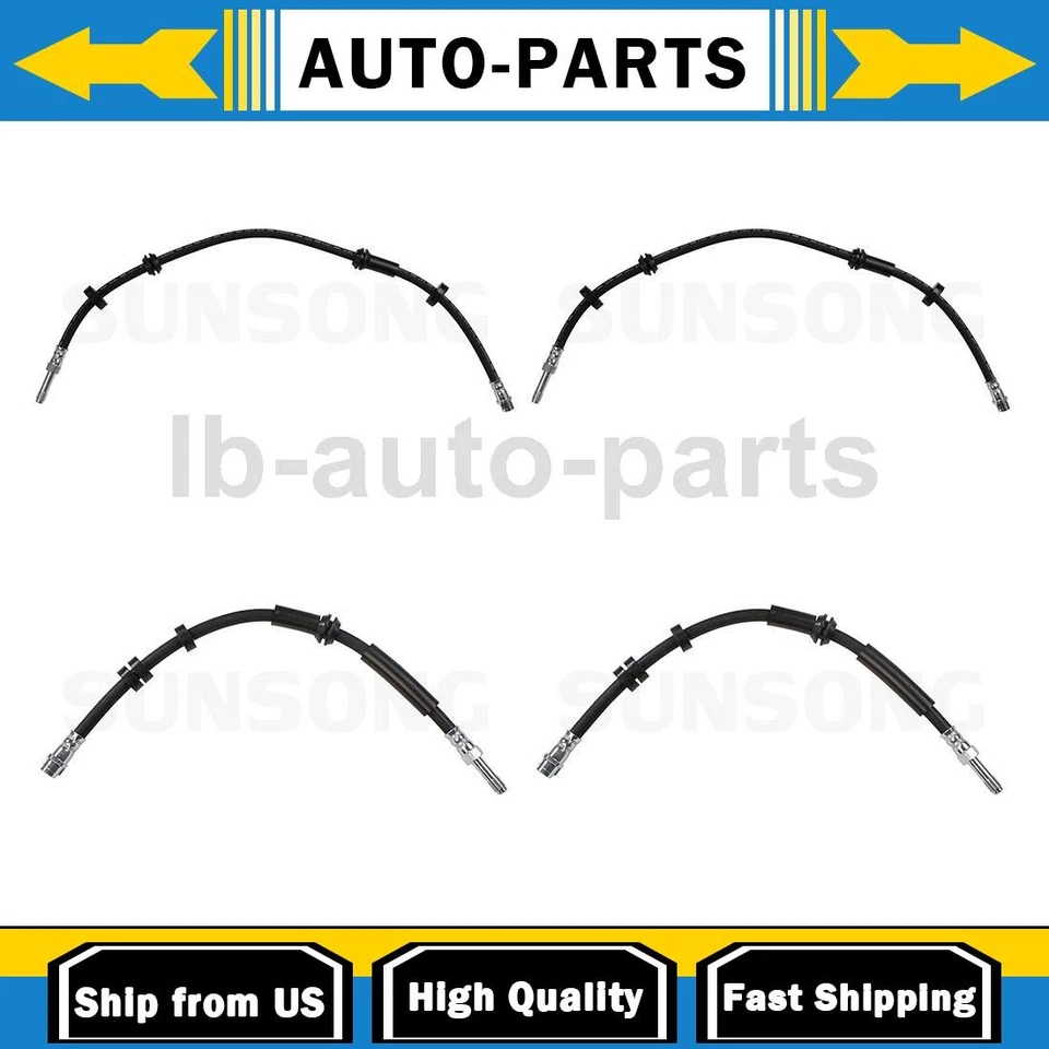 Manguera de freno delantero trasero 4x para Audi A6 2,8 L 2012-2013 Foto 1 de 4