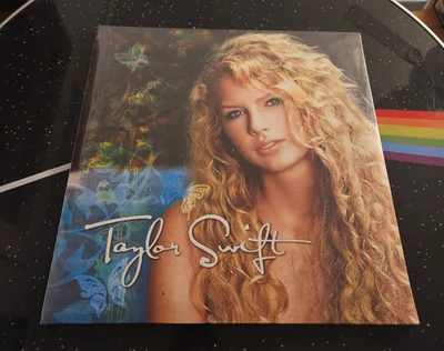 Taylor Swift Self Titled Debut Black Vinyl 2 LP Record Album Sealed New - Image 1 of 2