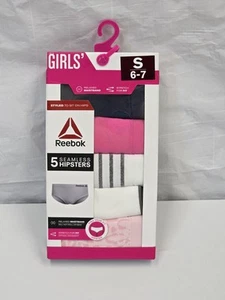 Reebok Girls Seamless Hipster Panties Underwear 5 pack Size S (6-7) G - Picture 1 of 3
